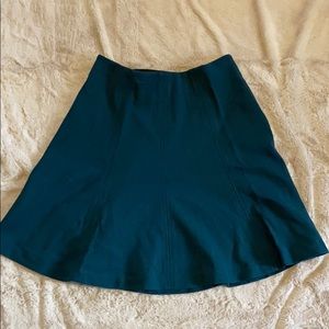 Fit’n’Flare Loft Mini Skirt, Jade Green